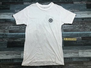 ノーブランド メンズ 龍馬 バックプリント 半袖Tシャツ M 白