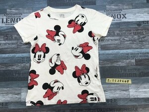 UT UNIQLO ユニクロ × DISNEY ディズニー メンズ ミニー総柄 半袖Tシャツ M アイボリー