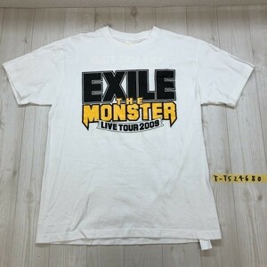 EXILE LIVE TOUR 2009 エグザイル THE MONSTER ツアーTシャツ M 白