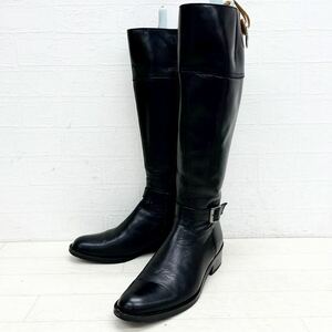 1349* Marie Club Marie Club shoes shoes long engineer boots side Zip casual black lady's 23.5