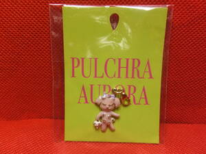 PULCHRA AURORA　プルクラアウローラ　犬　ファスナーストラップ　チャーム　スワロフスキー社製カットクリスタル使用　保管品