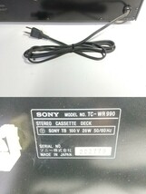 【超希少品】 SONY ソニー ダブルカセットデッキTC-WR990上位機種 ヴィンテージ オーディオ 機器 ツインテープ デッキ限定 出品 早い者勝ち_画像10