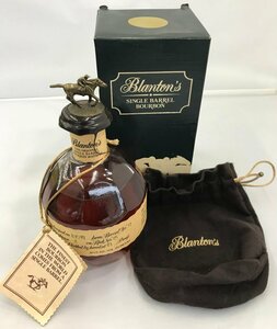 【未開栓】Blanton's ウイスキー シングルバレルバーボン 1999年 750ml 46.5% 箱 袋付 ブラントン SINGLE BARREL BOURBON (管理番：059123)