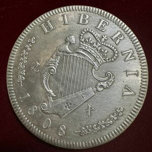 アイルランド 硬貨 古銭 ジョージ三世 1808年 ヒベルニア（アイルランド） クレールサーチ コイン 銀貨 外国古銭 海外硬貨