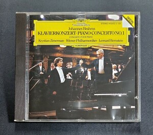 【413 472-2/西独盤】ツィマーマン(ツィメルマン)、バーンスタイン/ブラームス：ピアノ協奏曲第1番　K..Zimerman Bernstein　West Germany