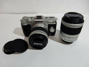 ペンタックス　PENTAX Q10 5-15mm 1:2.8-4.5/15-45mm 1:2.8　メモリ(32GB)付き　ミラーレスカメラ　充電器無し 美品