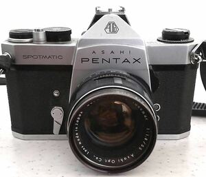 【中古】PENTAX ペンタックス SP　SPOTMATIC　Auto-Takumar 1:1.8/55　フィルムカメラ　一眼レフ　動作未確認　現状品