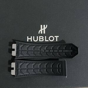 美品☆HUBLOT ワンクリック 45mm ウニコ 401系 411系 ラバー ウブロ ベルト フェラーリ 限定モデル 黒 ブラック レザー UNICO ストラップ