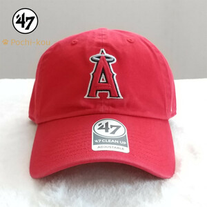 47Brand LA ANGELES '47 CLEAN UP キャップ 赤