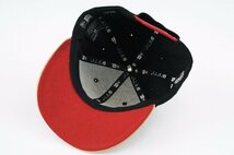 【送料無料】NEW ERA ニューエラ ABBOTSFORD HEAT 9FIFTY SNAPBACK アボッツフォード・ヒート スナップバック キャップ ブラック/ゴールド_画像6