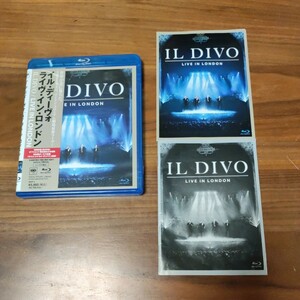 美盤 Blu-ray イル・ディーヴォ ライヴ・イン・ロンドン 2011年 8月 日本語字幕付き 解説 菓子 対訳付き 