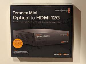 【新品】Blackmagic Design Teranex Mini Optical to HDMI 12G (CONVNTRM/MA/OPTH)