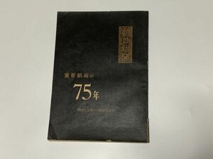 【古本・古書】　朝日新聞社　『重要紙面の75年』明治12年～昭和29年　政治評論家　嘉治隆一由来品　パケット可　N1222H