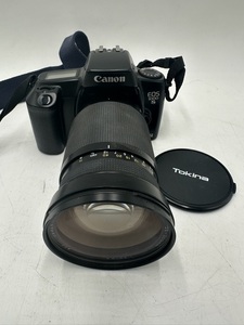 t0363 美品 Canon キヤノン EOS 1000S フィルムカメラ TOKINA 28-300ｍｍ ズームレンズ付 日本製 カメラ