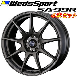 ウェッズスポーツ SA-99R ホイール4本 EJブロンズ 8.5-18 5/114.3+50