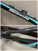 303F ビアンキ Bianchi KUMA 5300 マウンテンバイク 43cm OFF-ROAD SR SUNTOUR XCM SHIMANO FC-M391 EN14766 TRIPLE BUTTED 700 フレーム_画像9