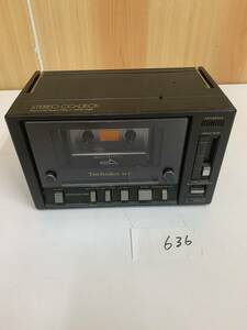 Technics カセットデッキ RS-M1 636A2&3 テクニクス ジャンク品 現状品