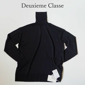 【新品未使用】 ドゥズィエムクラス Deuxieme Classe タートル ブラック muse ニット セーター プルオーバー 黒 240123-29