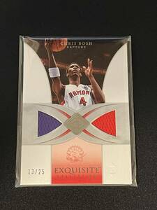 Chris Bosh（クリス・ボッシュ）【2007 Upper Deck】Exquisite Collection Jersey 25