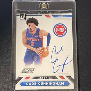 Cade Cunningham（ケイド・カニングハム）【2021-22 Donruss】RC Rookie Next Day Autoの画像1