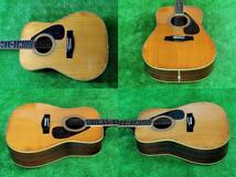 即決 YAMAHA FG-401 アコースティックギター オレンジラベルモデル 1970年代ヤマハ日本製オールドフォークギター アコギ用ハードケース付属_画像4