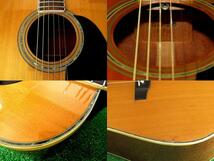 即決 SHINANO SW-20 日本製アコースティックギター 1970年代シナノ製ジャパンビンテージフォークギター アコギ用ケース付属_画像6