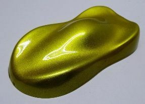 キャンディーイエロー　１ｋｇ硬化剤付セット　２液ウレタン塗料　キャンディ　ＰＧ８０　関西ペイント　カスタム　キャンディーカラー