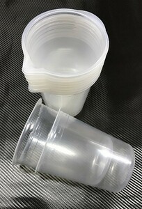 調色カップ　1000cc　１０枚　計量カップ　ウレタン塗料ＰＧ８０の硬化剤　希釈用シンナー配合に　便利セット