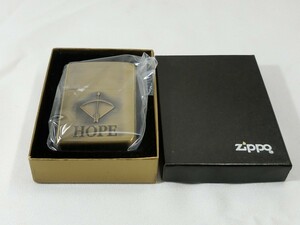 zippo ジッポライター／HOPE　ホープ　真鍮　1996年製　未使用