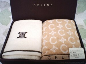 ◇送料無料◇箱なし発送◇CELINE◇タオルセット◇フェイス2枚◇セリーヌ◇未使用品◇