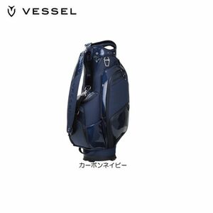 新品即決 VESSEL ベゼル APX Staff エーピーエックス スタッフ キャディバッグ 8730120 ネイビー