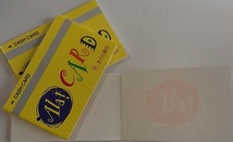 600/コレクションアイテム/CASH CARD キャッシュカード型 ノート メモブック×３冊/Ala! CARD さくら銀行(現三井住友銀行)/非売品・レア_画像3