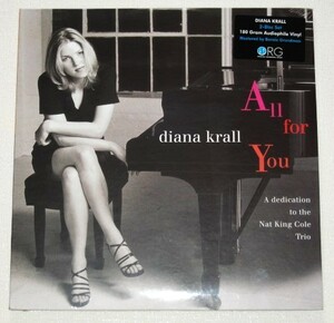 ☆ 新品未開封 ☆ Original Recordings Group / Diana Krall All For You / 180g 2LP