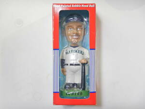 Ichiro Bobble Head Doll Mariners Белая униформа с фигурой MLB 2001