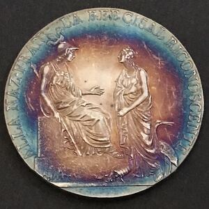 銀貨　1797年　ナポレオン時代　イタリア遠征　イタリア=チザルピーネ共和国　1円銀貨　貿易銀　古銭　硬貨　コイン　