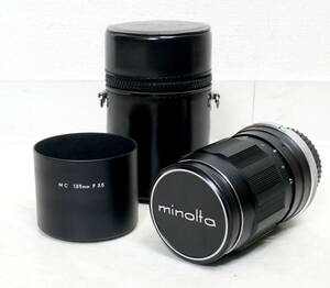 ▲(R602-B290)良品 ミノルタ レンズ MC TELE ROKKOR-QD 135mm F3.5