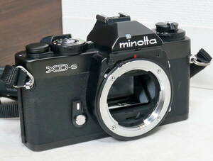 ▲(R602-B288)外観美品 ミノルタ Minolta XD-S 一眼レフフィルムカメラ 黒 ボディのみ