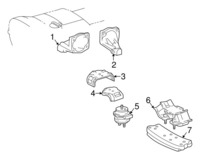 新品未使用 トヨタ 純正 アルテッツァ エンジンマウント 2点セット ALTEZZA TOYOTA LEXUS Genuine IS300 GS300 2JZ Engine Mount 2 Set JDM_画像3