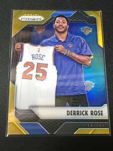 Derrick Rose　16-17　Panini　Gold Prizm parallel　(1/10)　Refractor　1st Number　ファーストナンバー　Rookie of the Year　MVP