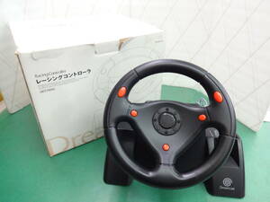 ★6132 中古 動作品 セガ ドリームキャスト レーシングコントローラ HKT-7400