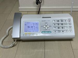 ★シャープ　SHARP　FAX　電話機　fappy　ファッピィ　UX-D56CL　A４用紙　白