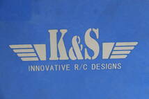 010⑥ラジコン飛行機 機体 スタンド K＆S INNOVATIVE R/C DESIGNS ウレタン製ソフト架台 輸送台 運搬台 保管架台　_画像2