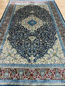 百貨店展示品　シルク100％ 最高峰225万ノット　イラン産　手織り 高級ペルシャ絨毯 150×238cm #2