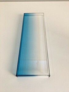 1円スタート YUNZII グラデーション キーボードカバー 透明アクリル キーボード保護 防塵 防水 アンチヒット 68キーサイズ　ブルー A05689
