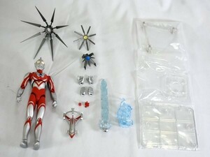 1円スタート バンダイ フィギュア ウルトラマンメビウス ゾフィー 塗装済み 可動 イカヅチ ファイナルメテオール シルバー レッド A05456