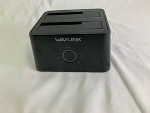 1円スタート 訳有 ドッキングステーション wavlink USB3.0 2.5 3.5インチ HDD SSD オフライン デュプリケータ機能 5Gbps 2x16TB対応 A04136