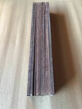 Y1243 モズライト 木材 ローズウッド 10枚セット 指板材 若干傷あり 未塗装(サンダーなし_画像3