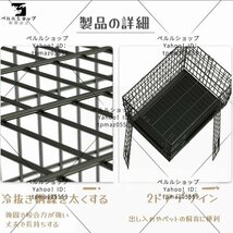 屋内用 折りたたみ サークル 折り畳みペットゲージ 犬用ケージ 猫用ケージ 室内用 小屋 超大スペース 防犯ロック 脱出を防止_画像3