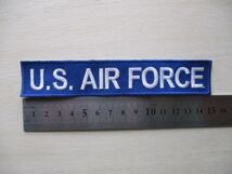 【送料無料】アメリカ空軍U.S. AIR FORCEネームテープ/刺繍USエアフォース米空軍USAFパッチpatchワッペンtabタブtag青タグ M102_画像8