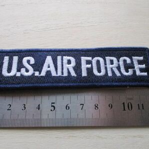 【送料無料】アメリカ空軍U.S. AIR FORCEネームテープ/刺繍USエアフォース米空軍USAFパッチpatchワッペンtabタブtag紺タグ M63の画像9